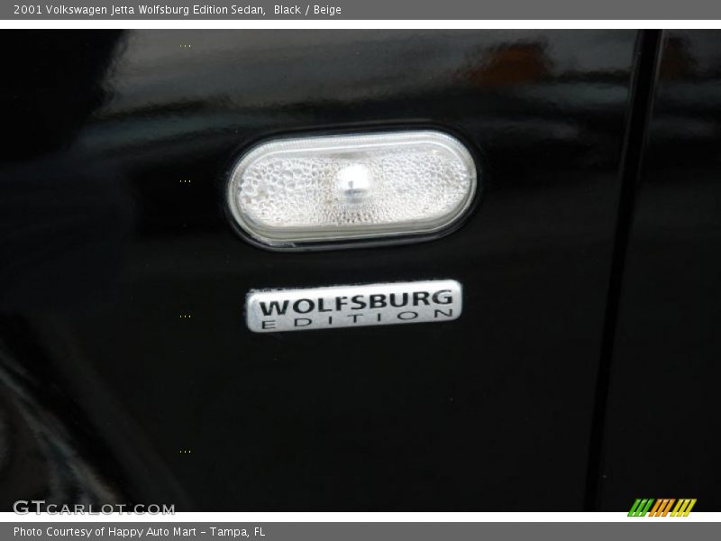 Black / Beige 2001 Volkswagen Jetta Wolfsburg Edition Sedan