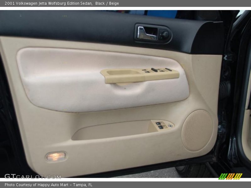 Black / Beige 2001 Volkswagen Jetta Wolfsburg Edition Sedan