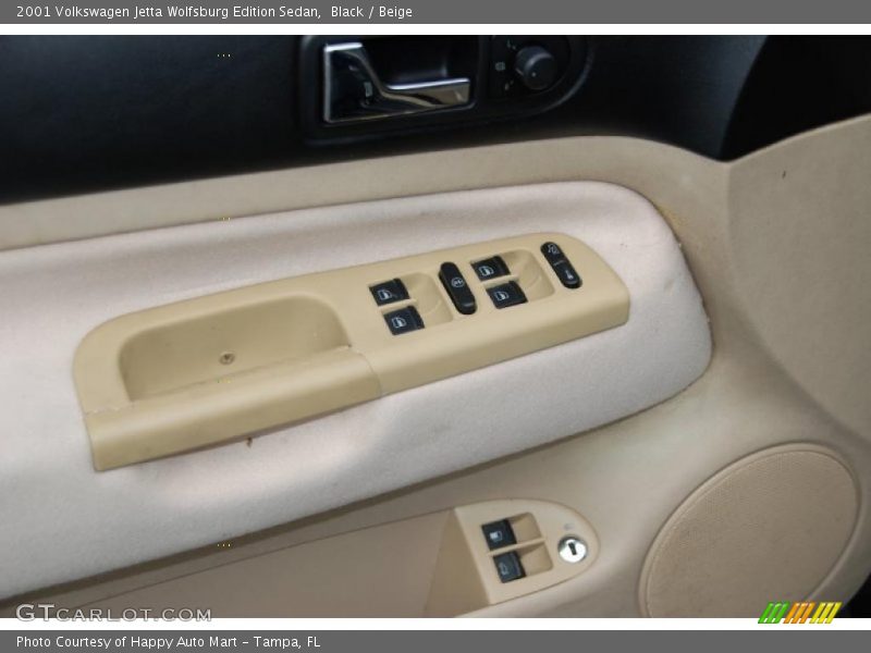 Black / Beige 2001 Volkswagen Jetta Wolfsburg Edition Sedan