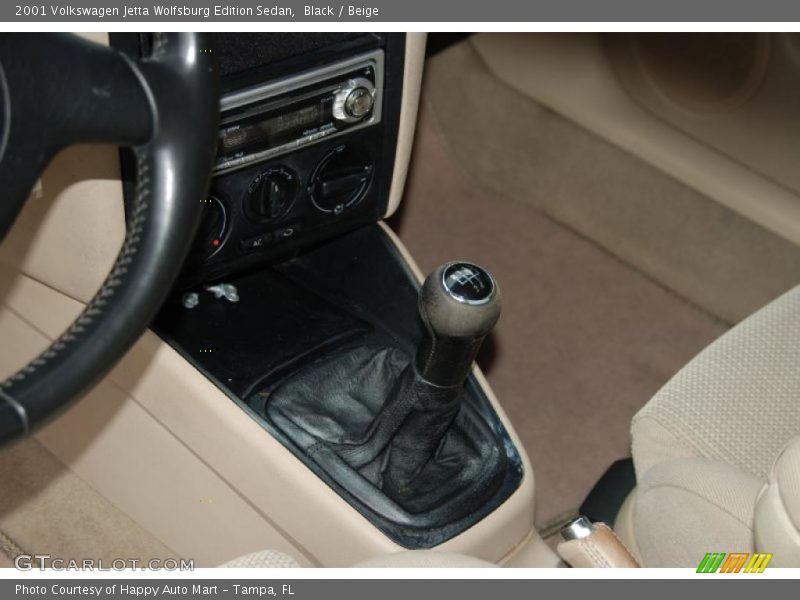 Black / Beige 2001 Volkswagen Jetta Wolfsburg Edition Sedan