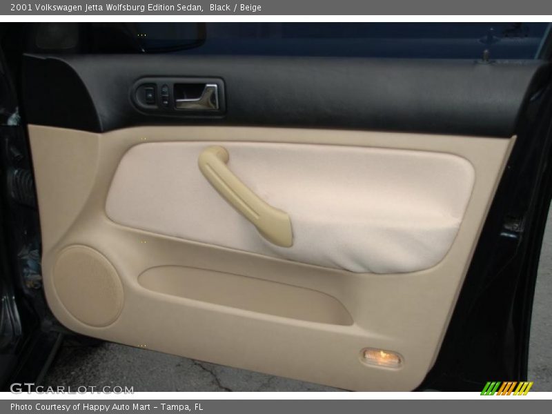 Black / Beige 2001 Volkswagen Jetta Wolfsburg Edition Sedan