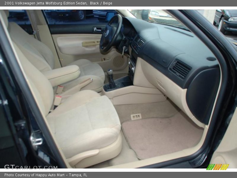 Black / Beige 2001 Volkswagen Jetta Wolfsburg Edition Sedan