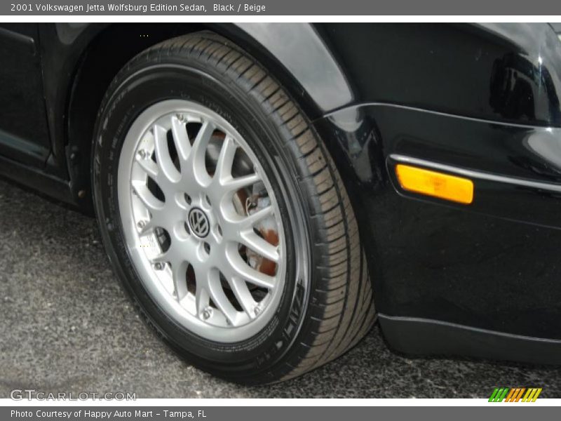 Black / Beige 2001 Volkswagen Jetta Wolfsburg Edition Sedan