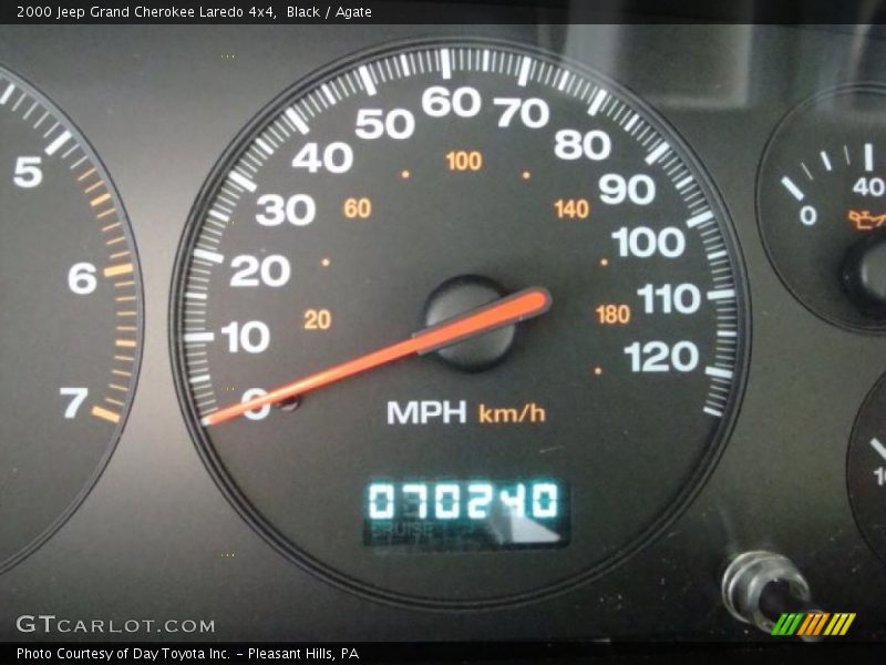 Black / Agate 2000 Jeep Grand Cherokee Laredo 4x4