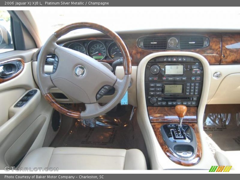 Platinum Silver Metallic / Champagne 2006 Jaguar XJ XJ8 L