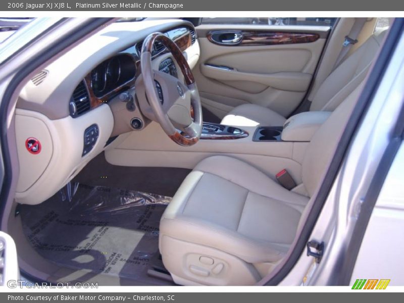 Platinum Silver Metallic / Champagne 2006 Jaguar XJ XJ8 L