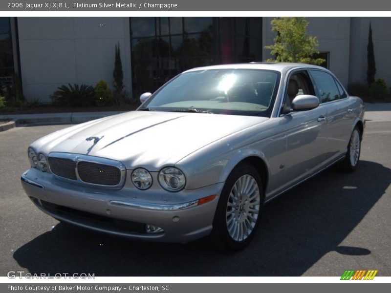 Platinum Silver Metallic / Champagne 2006 Jaguar XJ XJ8 L