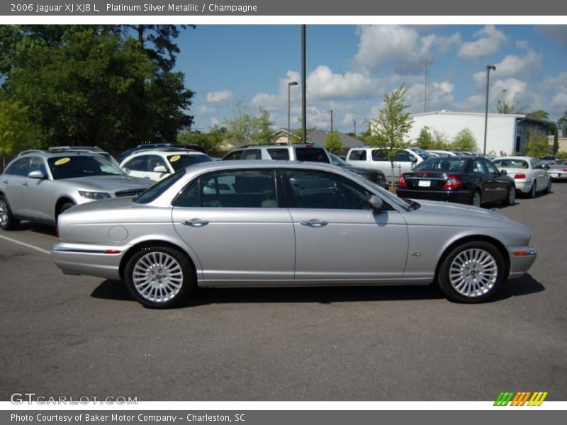 Platinum Silver Metallic / Champagne 2006 Jaguar XJ XJ8 L