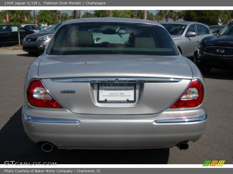 Platinum Silver Metallic / Champagne 2006 Jaguar XJ XJ8 L