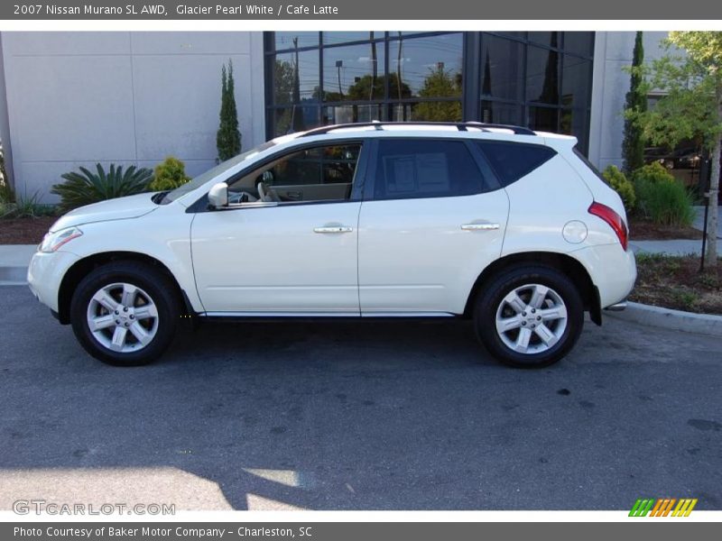 Glacier Pearl White / Cafe Latte 2007 Nissan Murano SL AWD