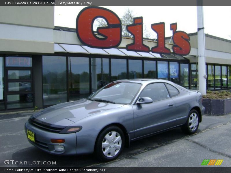 Gray Metallic / Gray 1992 Toyota Celica GT Coupe