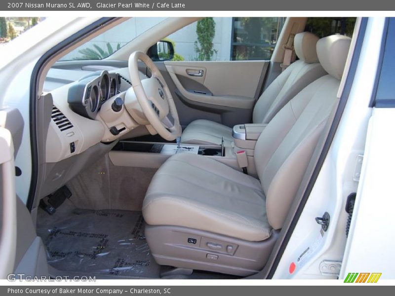 Glacier Pearl White / Cafe Latte 2007 Nissan Murano SL AWD