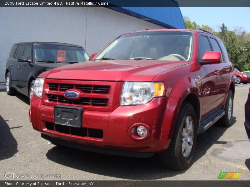 Redfire Metallic / Camel 2008 Ford Escape Limited 4WD