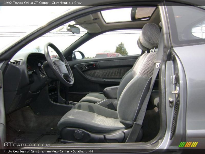 Gray Metallic / Gray 1992 Toyota Celica GT Coupe