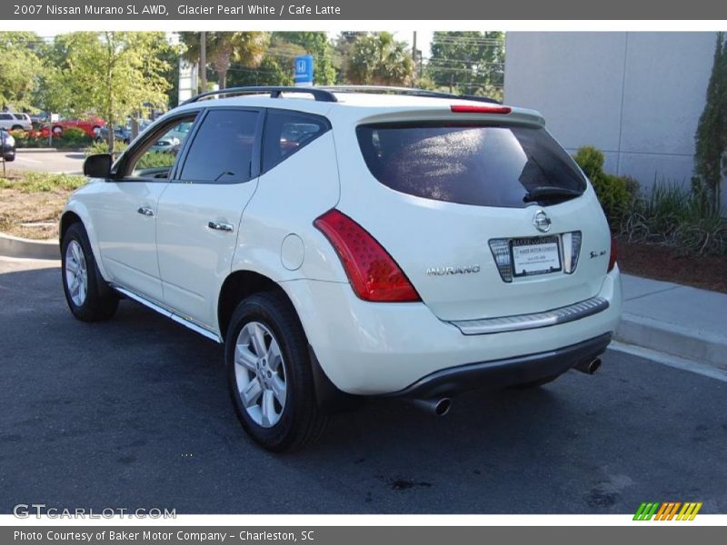 Glacier Pearl White / Cafe Latte 2007 Nissan Murano SL AWD