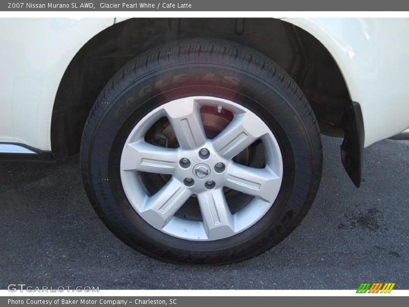 Glacier Pearl White / Cafe Latte 2007 Nissan Murano SL AWD