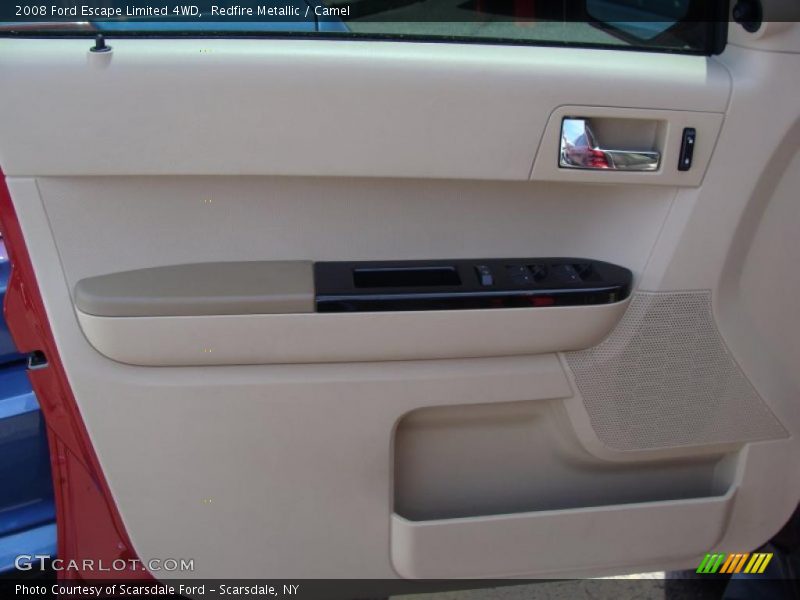 Redfire Metallic / Camel 2008 Ford Escape Limited 4WD