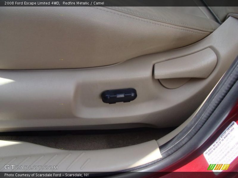 Redfire Metallic / Camel 2008 Ford Escape Limited 4WD