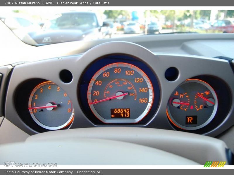 Glacier Pearl White / Cafe Latte 2007 Nissan Murano SL AWD