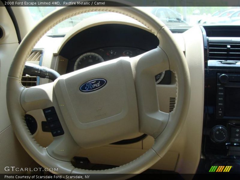 Redfire Metallic / Camel 2008 Ford Escape Limited 4WD