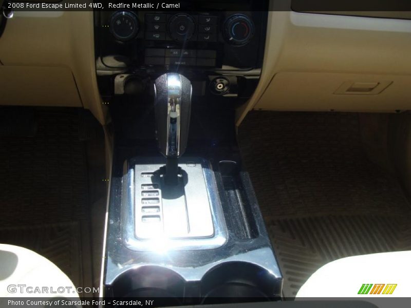 Redfire Metallic / Camel 2008 Ford Escape Limited 4WD