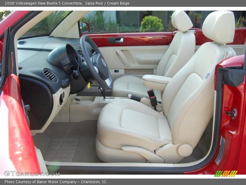 Salsa Red / Cream Beige 2008 Volkswagen New Beetle S Convertible