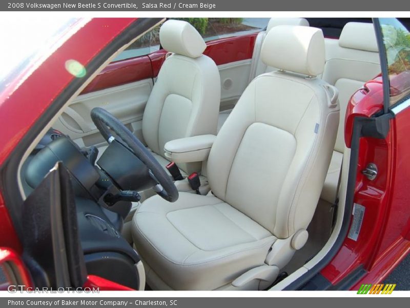 Salsa Red / Cream Beige 2008 Volkswagen New Beetle S Convertible