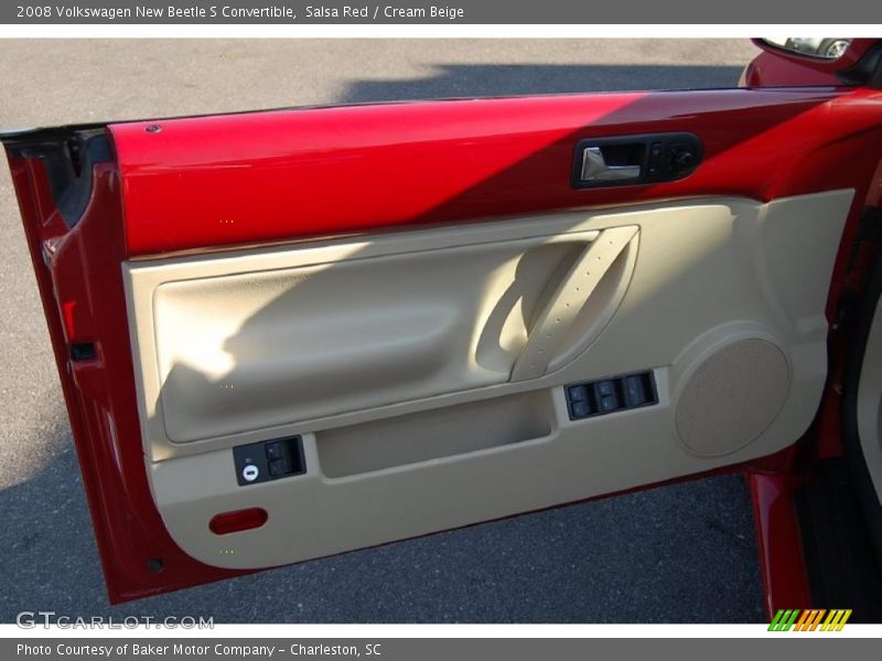 Salsa Red / Cream Beige 2008 Volkswagen New Beetle S Convertible