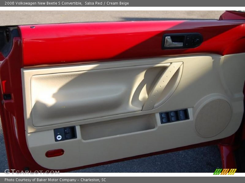 Salsa Red / Cream Beige 2008 Volkswagen New Beetle S Convertible