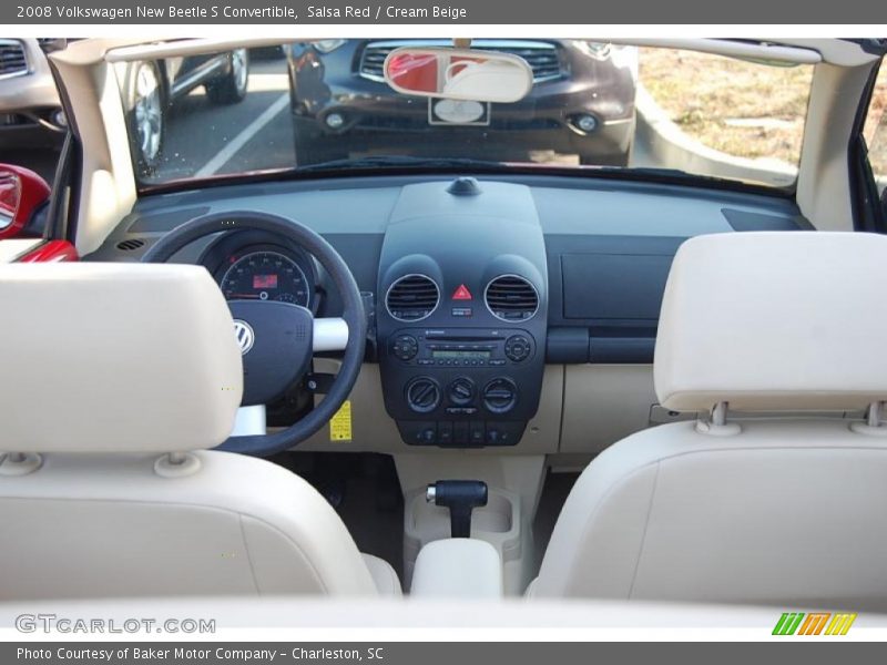 Salsa Red / Cream Beige 2008 Volkswagen New Beetle S Convertible