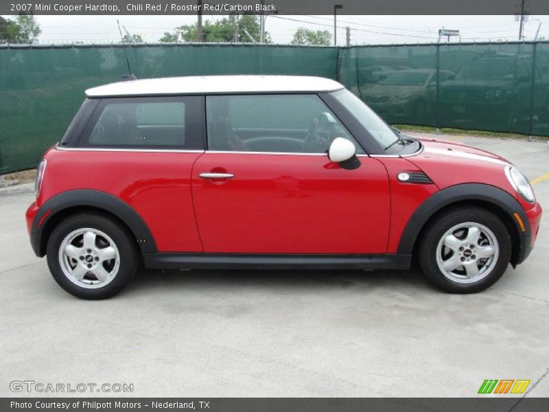 Chili Red / Rooster Red/Carbon Black 2007 Mini Cooper Hardtop