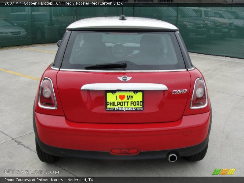 Chili Red / Rooster Red/Carbon Black 2007 Mini Cooper Hardtop