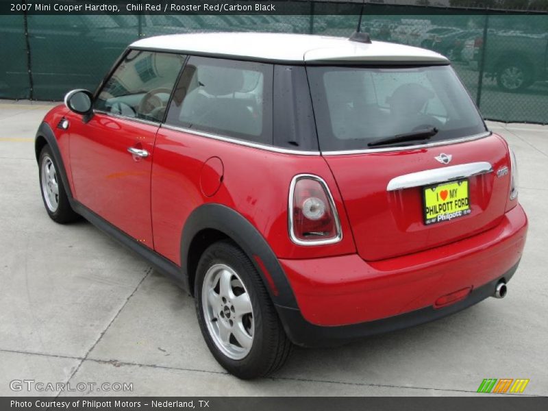 Chili Red / Rooster Red/Carbon Black 2007 Mini Cooper Hardtop