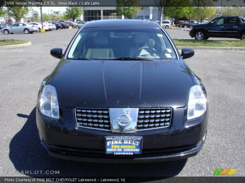 Onyx Black / Cafe Latte 2006 Nissan Maxima 3.5 SL