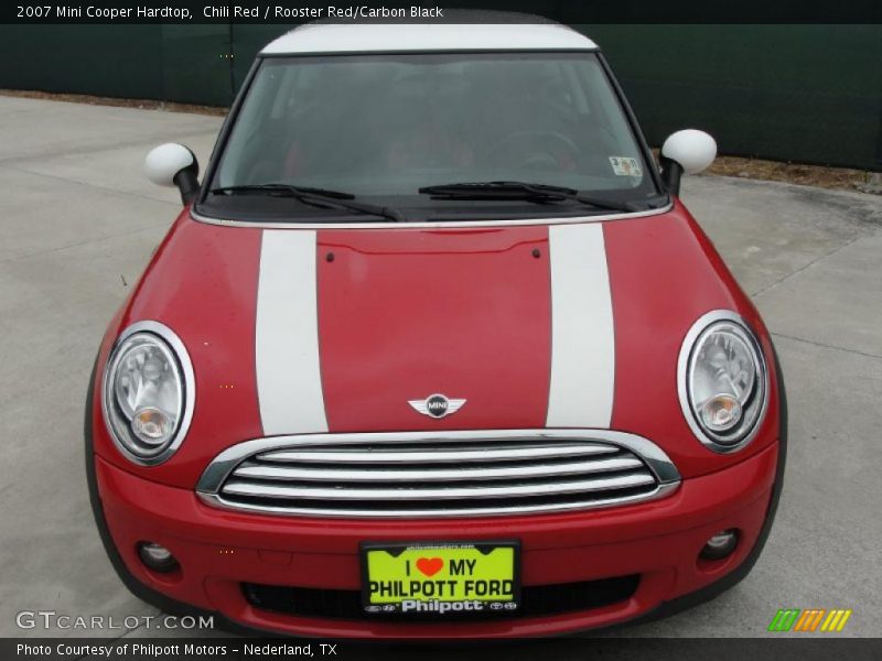 Chili Red / Rooster Red/Carbon Black 2007 Mini Cooper Hardtop