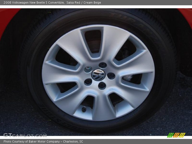 Salsa Red / Cream Beige 2008 Volkswagen New Beetle S Convertible