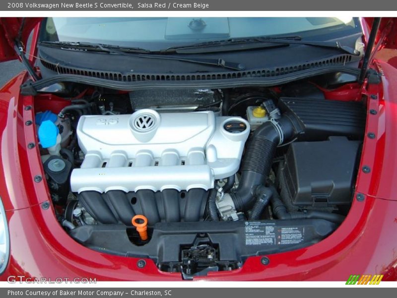 Salsa Red / Cream Beige 2008 Volkswagen New Beetle S Convertible