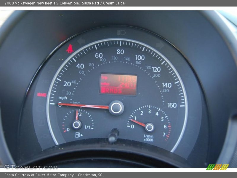 Salsa Red / Cream Beige 2008 Volkswagen New Beetle S Convertible