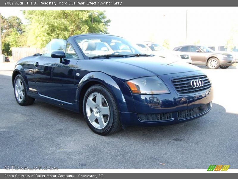 Moro Blue Pearl Effect / Aviator Grey 2002 Audi TT 1.8T Roadster