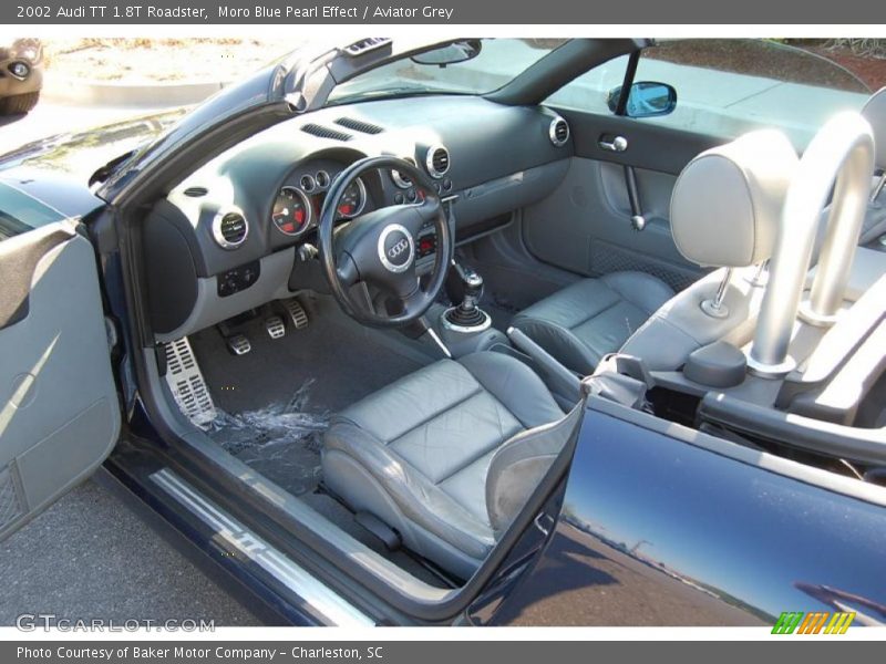 Moro Blue Pearl Effect / Aviator Grey 2002 Audi TT 1.8T Roadster