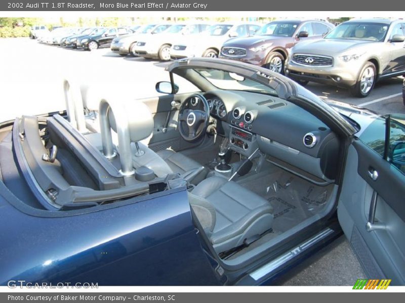 Moro Blue Pearl Effect / Aviator Grey 2002 Audi TT 1.8T Roadster