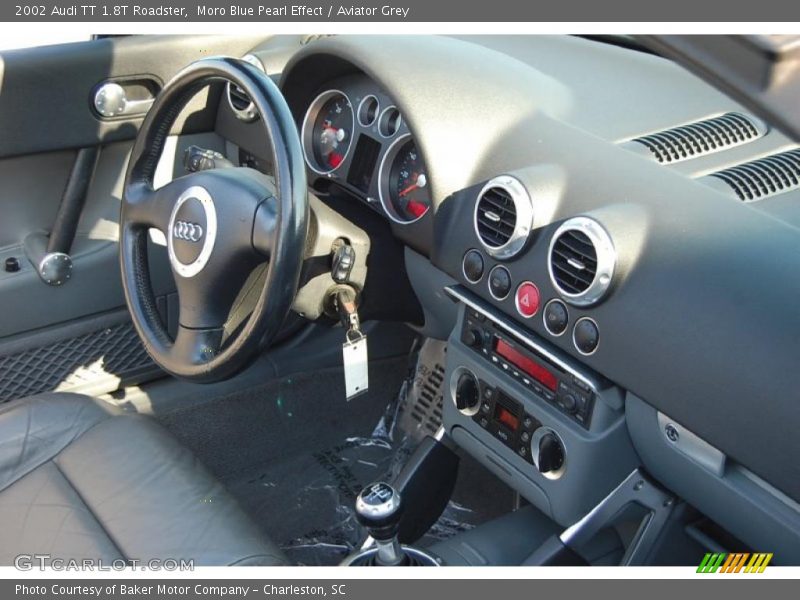 Moro Blue Pearl Effect / Aviator Grey 2002 Audi TT 1.8T Roadster