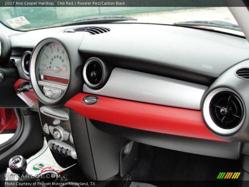Chili Red / Rooster Red/Carbon Black 2007 Mini Cooper Hardtop