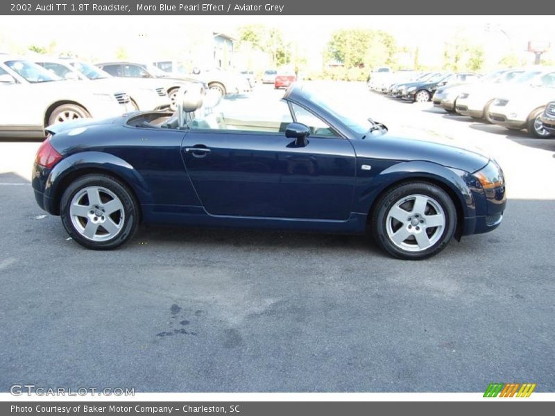 Moro Blue Pearl Effect / Aviator Grey 2002 Audi TT 1.8T Roadster