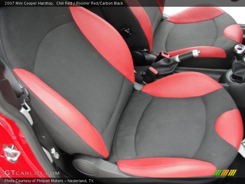 Chili Red / Rooster Red/Carbon Black 2007 Mini Cooper Hardtop