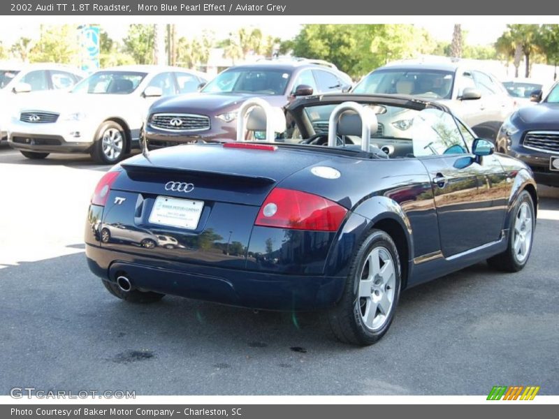 Moro Blue Pearl Effect / Aviator Grey 2002 Audi TT 1.8T Roadster