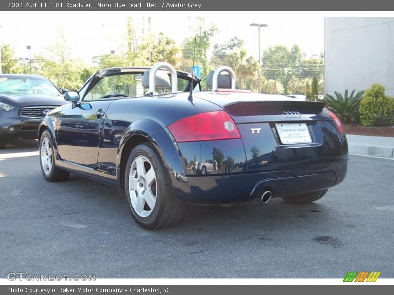 Moro Blue Pearl Effect / Aviator Grey 2002 Audi TT 1.8T Roadster