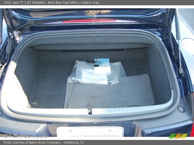 Moro Blue Pearl Effect / Aviator Grey 2002 Audi TT 1.8T Roadster