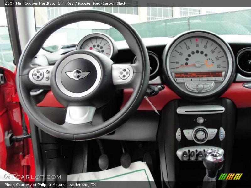 Chili Red / Rooster Red/Carbon Black 2007 Mini Cooper Hardtop