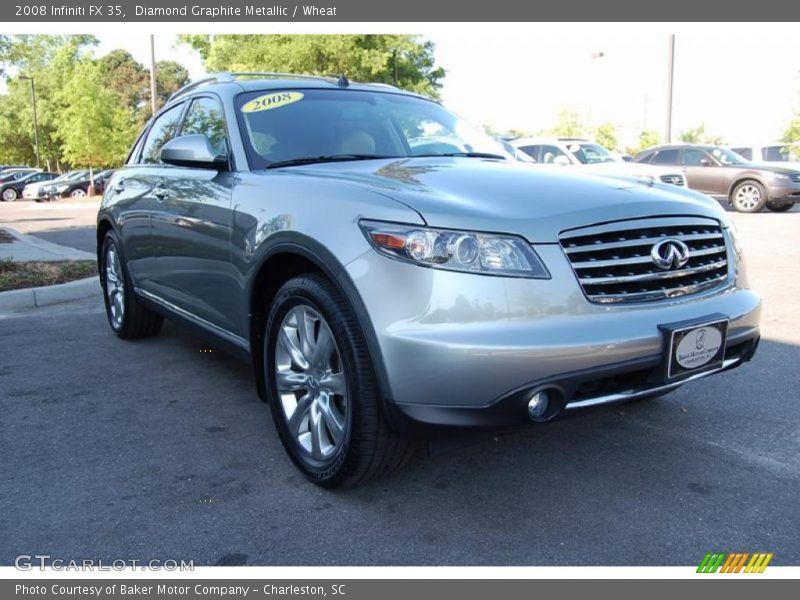 Diamond Graphite Metallic / Wheat 2008 Infiniti FX 35